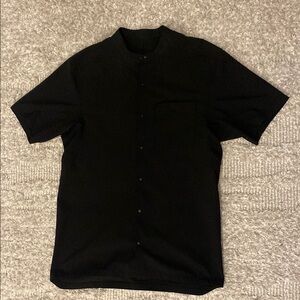 Lululemon Black Button down